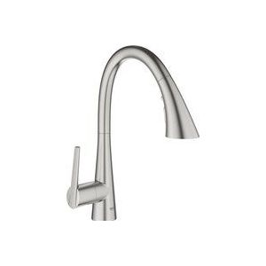 Grohe Zedra - Keukenkraan met uittrekbare handdouche, supersteel 32294DC2