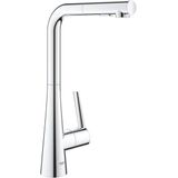 Grohe - Zedra - Spültischarmatur mit ausziehbarer Geschirrbrause, verchromt 32553002