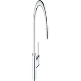 Grohe - Concetto 1-Loch-Einhand-Spültischbatterie Niederdruck Chrom, hoher Ausladung, ausziehbare L-Brause