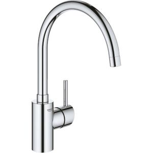 GROHE Concetto Keukenkraan - Hoge Draaibare Uitloop - Chroom - 32661003