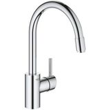 GROHE Concetto keukenkraan - draaibare C-uitloop - uittrekbare handdouche - chroom