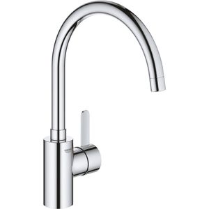 GROHE Eurosmart Cosmopolitan Keukenkraan - hoge draaibare C-uitloop - chroom