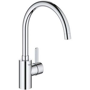 GROHE Eurosmart Cosmopolitan 3284320E, eenhands-wastafelmengkraan, waterbesparend, 5,7 l/min, zwenkbereik naar keuze: 0° / 150 graden, chroom