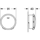 GROHE Talentofill kleurset - supersteel