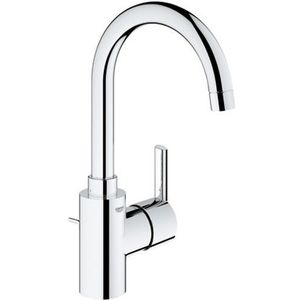 GROHE Feel wastafelkraan L-size met afvoerplug met hoge draaibare uitloop chroom