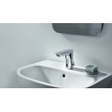 GROHE Bau Cosmopolitan waterbesparende elektronische wastafelkraan met infrarood en menging met batterij 6V chroom 36451000