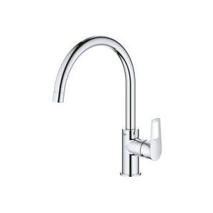 GROHE BauLoop Keukenkraan - hoge draaibare uitloop - chroom - 31368001