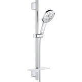 Grohe - Rainshower SmartActive - Brausestangenset 130 9,5 l/min, 3 Strahlarten, 60 cm Stange und Schlauch, Chrom 26575000