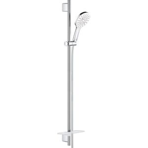 GROHE Rainshower SmartActive 130 Glijstangset - 90 cm - met zeepschaal - chroom/moon white - 26579LS0