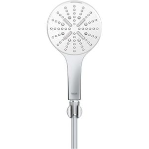 GROHE Rainshower SmartActive 130 Doucheset - 3 straalsoorten - wandhouder - chroom/moon white - 26581LS0