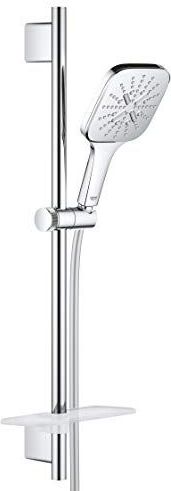 Rainshower SmartActive Cube - Brausestangenset 130, 3 Strahlarten, 60 cm Stange und Schlauch, Chrom 26583000 - Grohe