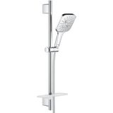 Rainshower SmartActive Cube - Brausestangenset 130 9,5 l/min, 3 Strahlarten, 60 cm Stange und Schlauch, Chrom 26584000 - Grohe