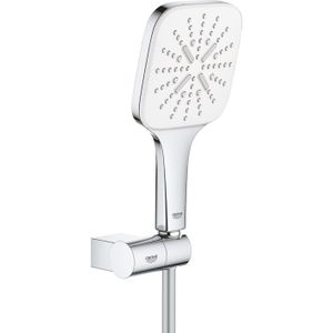 GROHE Rainshower SmartActive Cube 130 Badset - 3 Straalsoorten - Verstelbaar - Chroom/Moon White