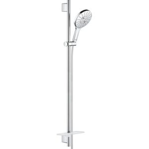 GROHE Rainshower SmartActive 150 Glijstangset - 90 cm - met Zeepschaal - Chroom/Moon White