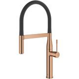 GROHE Essence Professional Keukenkraan - Met Handdouche - 2 Straalopties - Warm Sunset (brons)