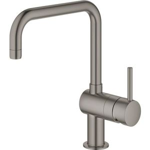 GROHE Minta Keukenkraan - hoog - draaibare u uitloop - hard graphite geborsteld 32488AL0