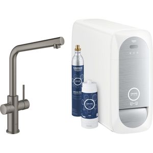 GROHE Blue Home Duo Starterkit - Keukenkraan met koeler, filter en CO2 - WIFI en Bluetooth