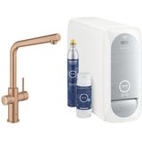 GROHE Blue Home Duo Starterkit - Keukenkraan met koeler, filter en CO2 - WIFI en Bluetooth