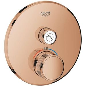 GROHE Thermostat Grohtherm SmartControl 29118 FMS rund 1 ASV warm sunset, 29118DA0