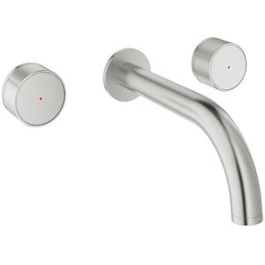 Grohe Atrio private collection wastafelkraan - 3gats - inbouw - supersteel 20589DC0