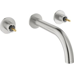 Grohe Atrio private collection 3-gats wastafelkraan z/grepen supersteel 20587DC0