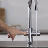 GROHE Red Compact 3 in 1 Kokendwaterkraan - C-uitloop - 4L boiler – Chroom