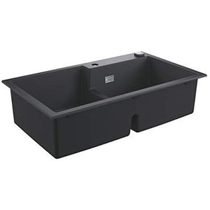 Grohe - Abwäschen - Kompositspüle K500, Ablaufgarnitur mit Exzenterbedienung, 86x50 cm, schwarz Granit 31649AP0