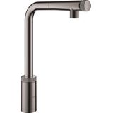 GROHE Minta Keukenkraan - uittrekbare l uitloop - hard graphite glans 31613A00