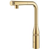 GROHE Essence Keukenkraan - hoog - draaibare/uittrekbare uitloop - cool sunrise glans 31615GL0