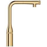 GROHE Essence Keukenkraan - hoog - draaibare/uittrekbare uitloop - cool sunrise glans 31615GL0
