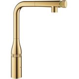 GROHE Essence Keukenkraan - hoog - draaibare/uittrekbare uitloop - cool sunrise glans 31615GL0