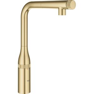 GROHE Essence Keukenkraan - hoog - draaibare/uittrekbare uitloop - cool sunrise geborsteld 31615GN0