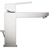 GROHE Eurocube waterbesparende wastafelkraan m-size met waste supersteel 23445DC0