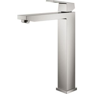GROHE Eurocube waterbesparende wastafelkraan xl-size m. gladde body supersteel 23406DC0