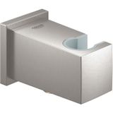 GROHE Euphoria Cube Douche wandaansluitbocht met wandhouder - Roestvrijstalen look - 26370DC0