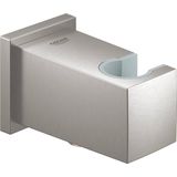 GROHE Euphoria Cube Douche wandaansluitbocht met wandhouder - Roestvrijstalen look - 26370DC0