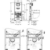 Grohe - Rapid slx - Gestell für Wand-WC mit Spülkasten 39596000