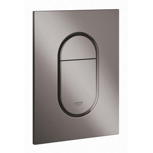GROHE Arena Cosmopolitan S Bedieningspaneel Toilet - Verticaal - Dual Flush - Hard graphite (glanzend antraciet) - Slank formaat