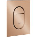 Bedieningsplaat grohe arena cosmopolitan s dualflush 3x17,2 cm warm sunset geborsteld