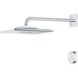 Grohe - Kopfbrauseset Rainshower SmartConnect 310 Cube, 2 Strahlarten, Brausearm 422mm, 3bar, 7,5l/min, Chrom