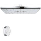 GROHE Rainshower 310 SmartConnect CUBE hoofddouche met 2 straalsoorten - 310mm - Met afstandsbediening om te schakelen tussen de straalsoorten - chroom