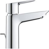 GROHE Bauedge waterbesparende wastafelkraan M-Size met trekwaste chroom 23759001