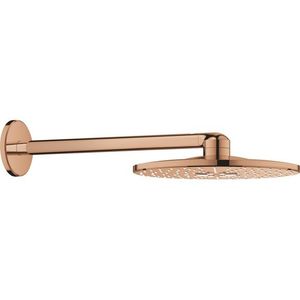 GROHE Rainshower SmartActive hoofddoucheset: hoofddouche 310 SmartActive rond wandmontage m. 2 straalsoorten warm sunset 26475DA0