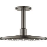 GROHE Rainshower SmartActive hoofddouche - 31x31cm - plafondmontage - met 2 straalsoorten - graphite geborsteld 26477AL0