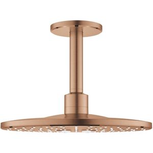 GROHE Rainshower SmartActive 310 Hoofddouche - 31cm - 2 straalsoorten - plafondarm 14.2cm - geborsteld warm sunset 26477dl0