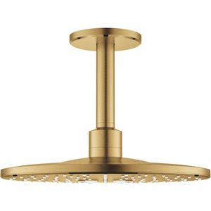 Regendoucheset Grohe Rainshower SmartActive 31 cm met Plafondarm Cool Sunrise Geborsteld