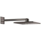 GROHE Rainshower SmartActive hoofddoucheset: hoofddouche 310 SmartActive vierkant wandmontage m. 2 straalsoorten hard graphite 26479A00