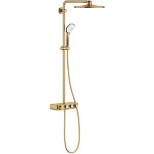 GROHE Euphoria SmartControl Regendoucheset Opbouw - hoofddouche 31cm - hannddouche rond - brushed cool sunrise 26507GN0