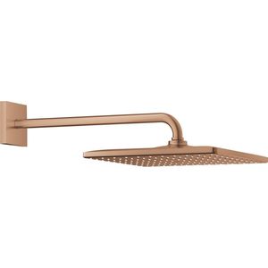 Regendoucheset grohe rainshower mono cube 31 cm met wandarm warm sunset geborsteld