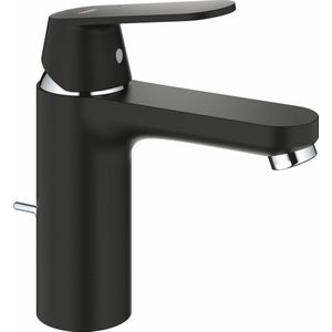 GROHE Eurosmart Cosmopolitan 23325KW0 wastafelmengkraan, 1/2 inch, maat M, mat zwart